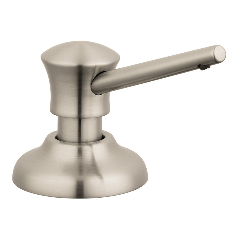 Traditional Soap Dispenser, Brushed Nickel