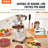 VEVOR Stainless Steel Manual Burger Maker