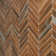 Eternal Chevron Oak Matte Porcelain Mosaic Tile