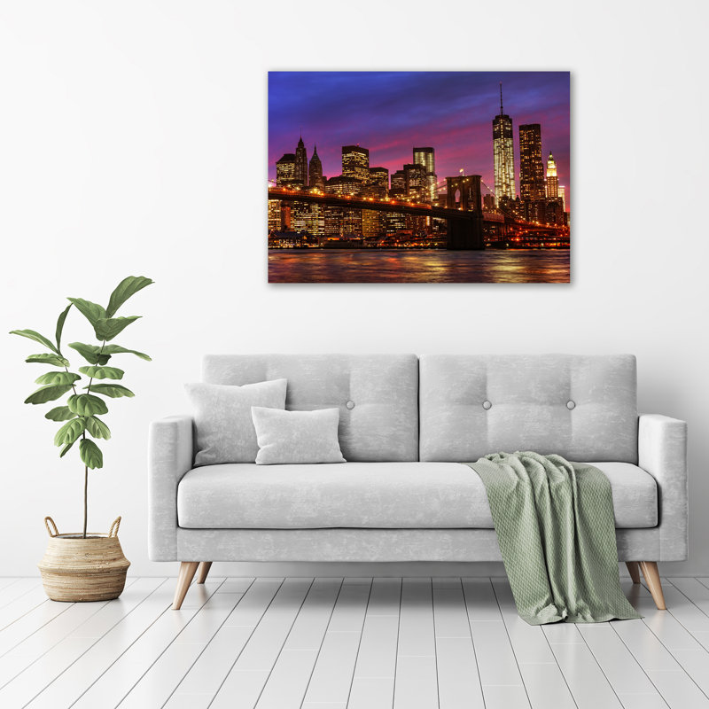 Manhattan West - No Frame Print on Canvas
