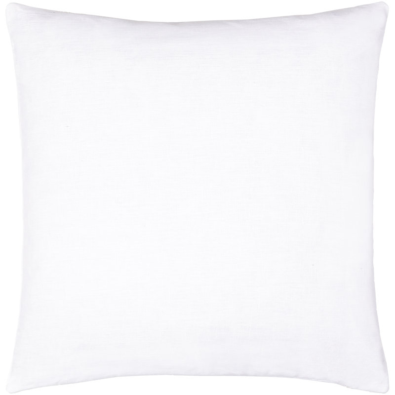 Housse et insert de coussin carré en lin, 20 po x 20 po, Orange