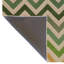 Tapis décoratif moderne multicolore à motif géométrique en zigzag-1405595222