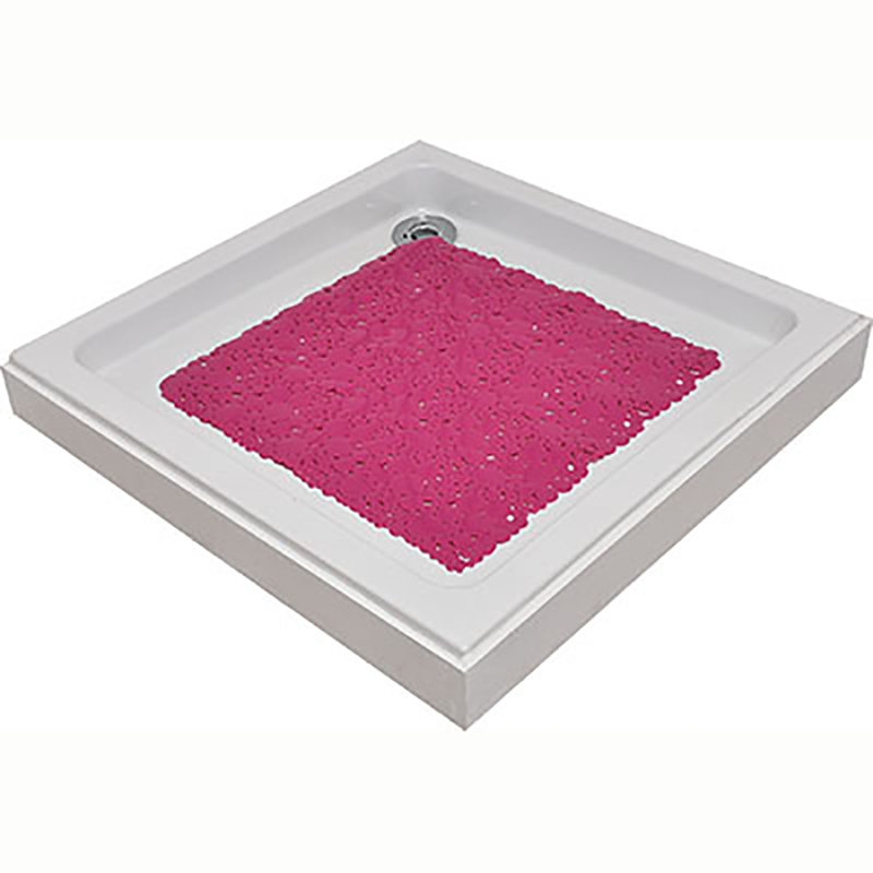 Tapis de douche antidérapant pour salle de bain, Rose