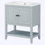 Meuble-lavabo moderne avec lavabo en céramique-831284132