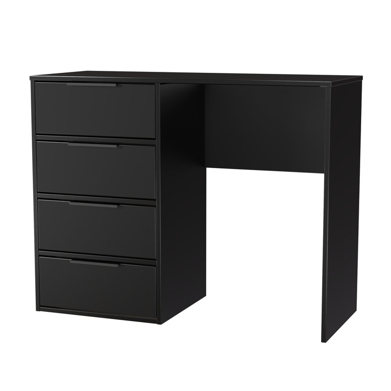 Taeyah 4 Drawer Vanity, Black