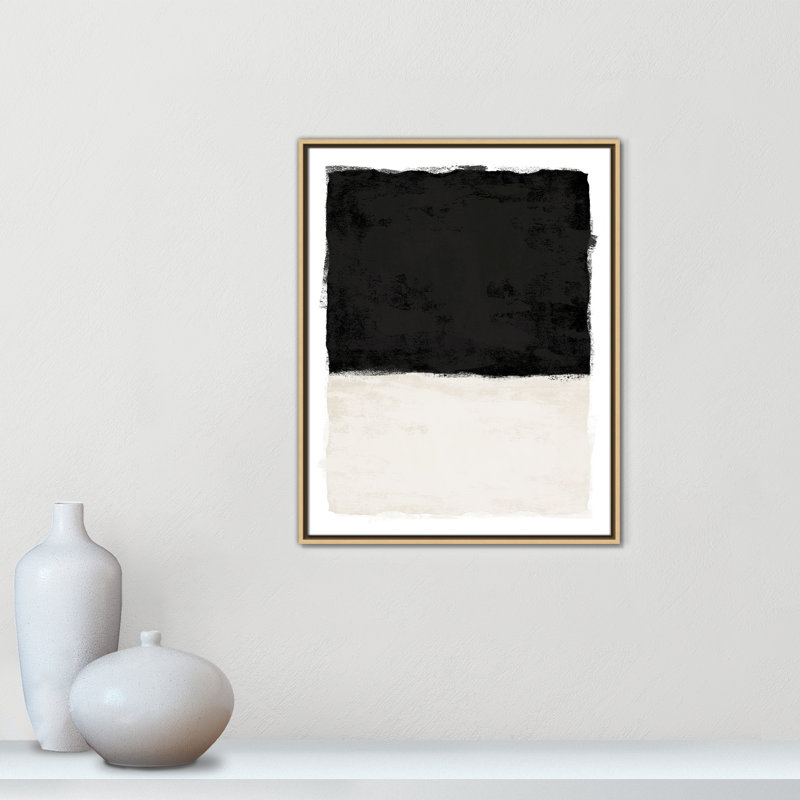 «Midnight I Print» par Natalie Carpentieri, 23.5' W x 29.5' H, Natural Floater