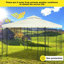 10 Ft. W x 10 Ft. D Steel Patio Gazebo