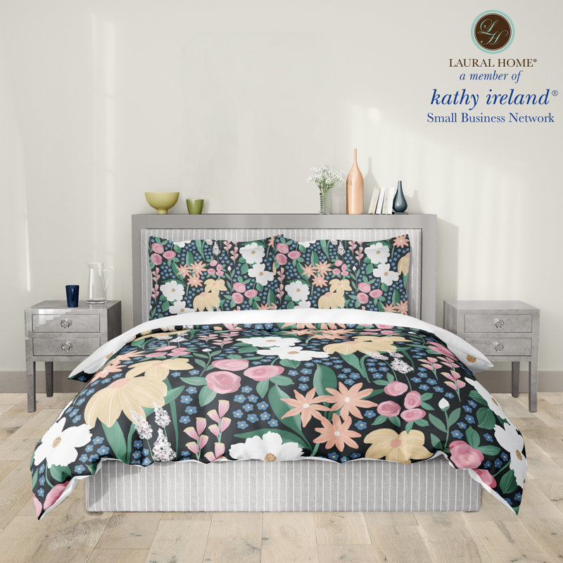 Polyester Floral Comforter, Twin Comforter