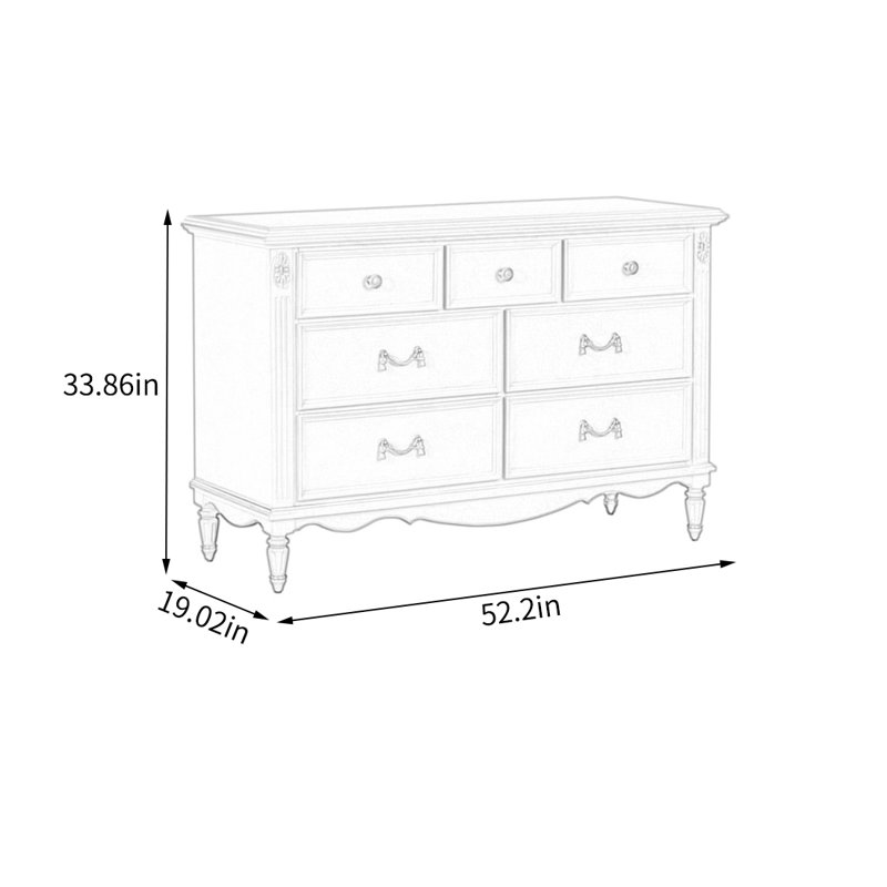 Elegant Metal Handle Sideboard