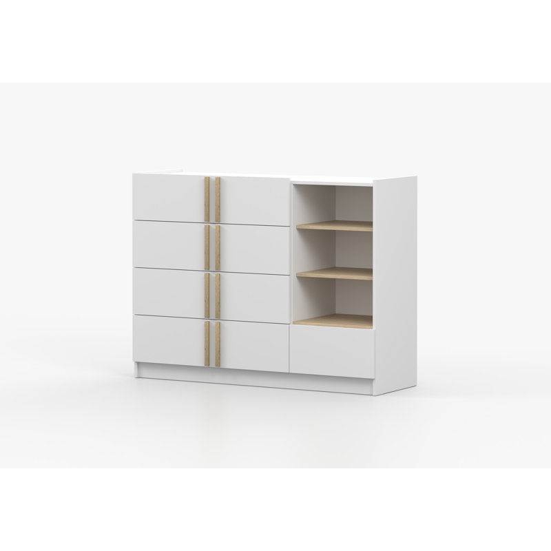 135 cm W Chest of 4 Drawers