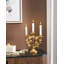 RAMADA 25Cm Metal Tabletop Candelabra