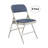 Fabric Padded Stackable Folding Chair Folding Chair Set-61176051