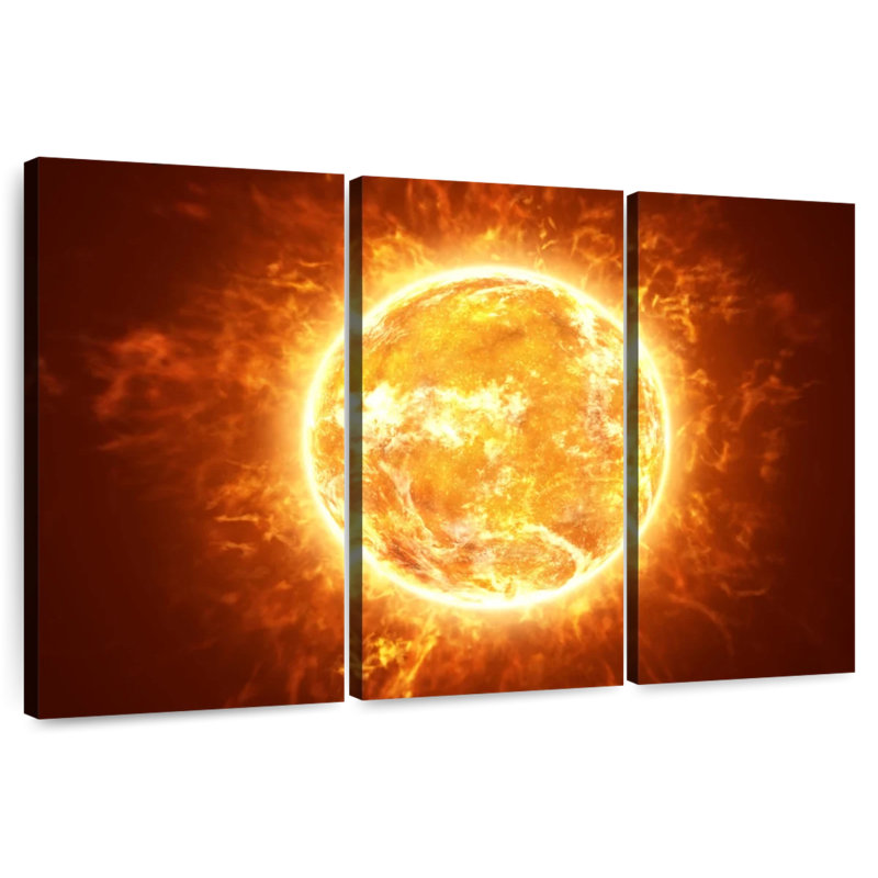 Oberle Scorching Sun, 20" H x 33" W