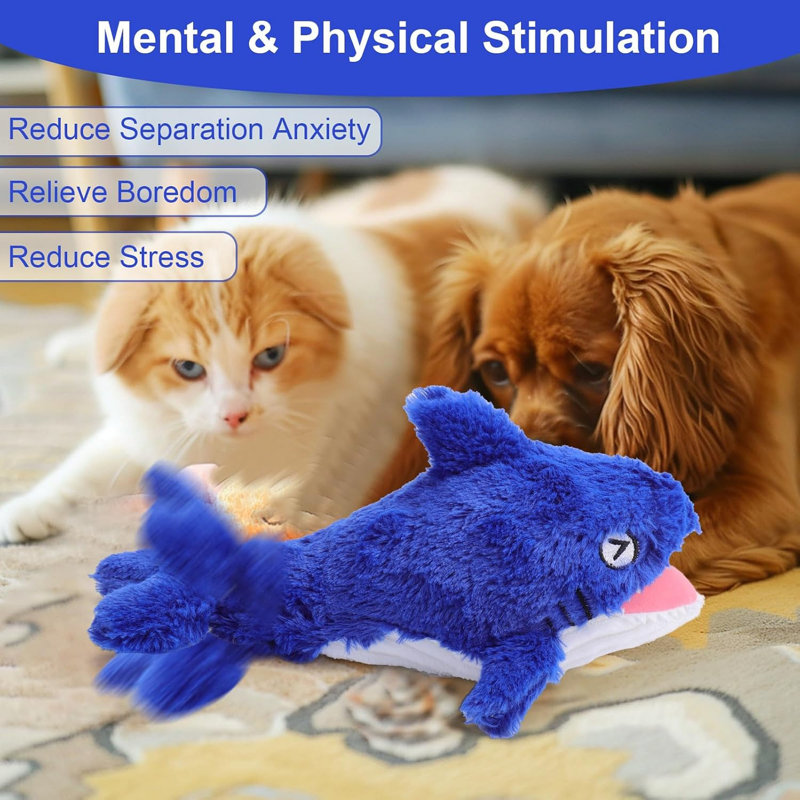 Jouet interactif pour chien Shark