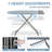 Metal Freestanding Adjustable Height Ironing Board,Multi-functional Iron Board with Ironing Mat