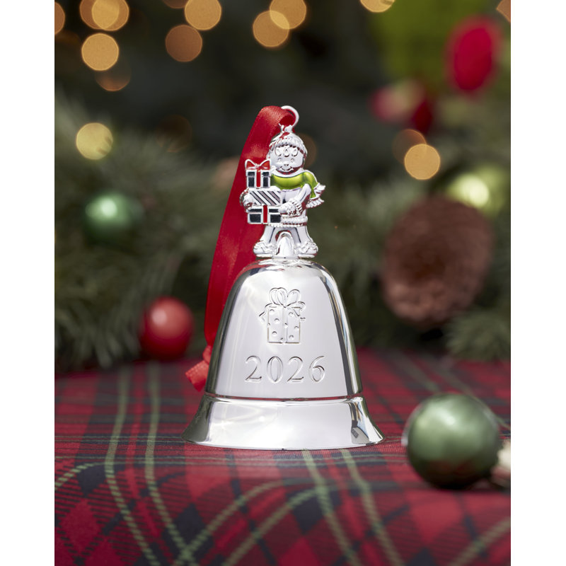 Lenox 2026 Musical Bell Silverplate Ornament