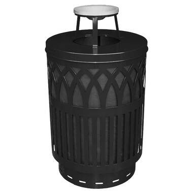 Teak Trash Receptacles - Outdoor Wooden Garbage and Recycling Bins