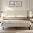 Queen Platform Bed Frame with Velvet Upholstered Headboard and Wooden Slats Support, Mattress Foundation/No Box Spring Needed-962680627-950660878