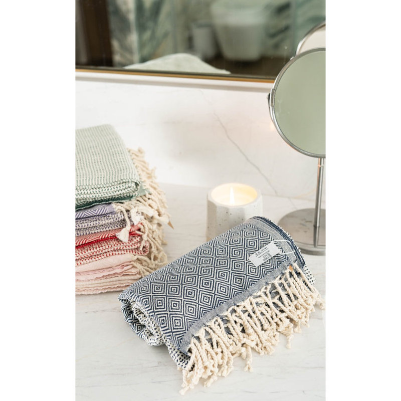 Serviette de bain Dilay, Bleu