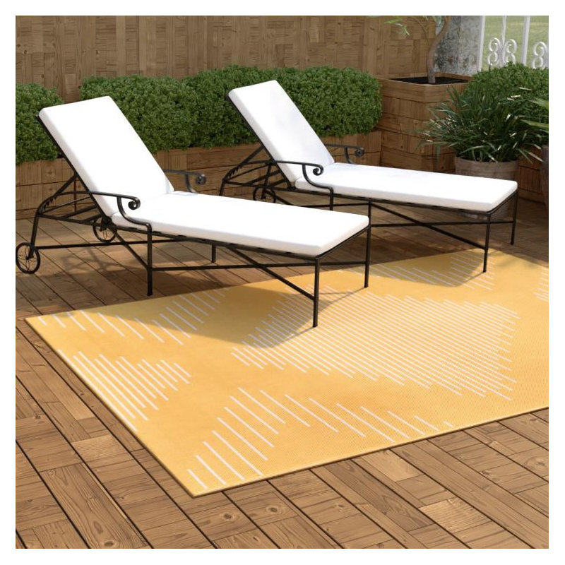 Moroccan Indoor / Outdoor Rug, Rectangle 2' x 3'