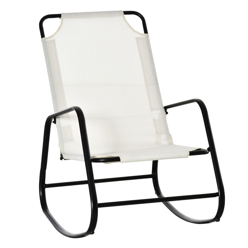 Chaise berçante de jardin Outsunny