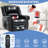 Katrein Lay Flat Leather Match Power Lift Recliner with Massager and Heat, Infinite Position-349881301