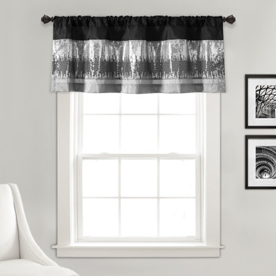 Striped Tailored Window Valance