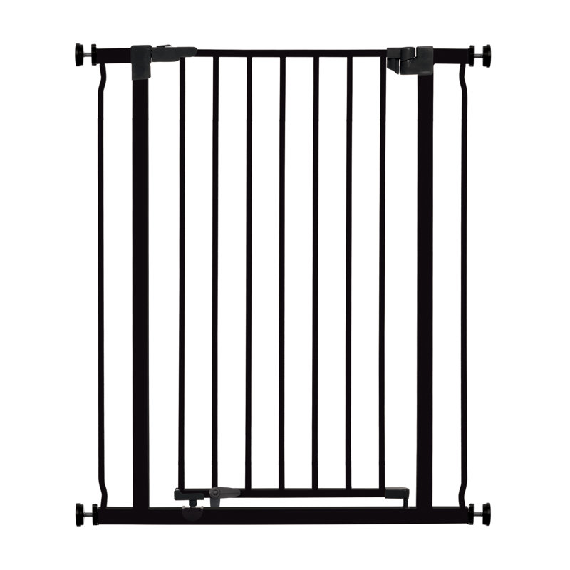 Safety Gate, 93cm H x 70cm W x 4.5cm D, Black