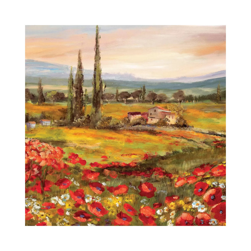 Triptych Panel II by Katharina Schöttler - Wrapped Canvas Print, 30.48 cm H x 30.48 cm W