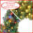 30" Pre-Lit Artificial Holiday Christmas Wreath White & Multi Lights