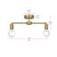 Plafonnier semi-encastré 21,5 po 2 lumières Hannigan-1079148196
