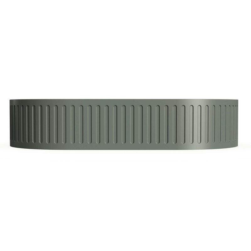 23.6'' Concrete Vessel Oval Modern Bathroom Sink