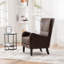 Fauteuil d'appoint à dossier haut en polyuréthane à dossier haut l 28 po pour salon