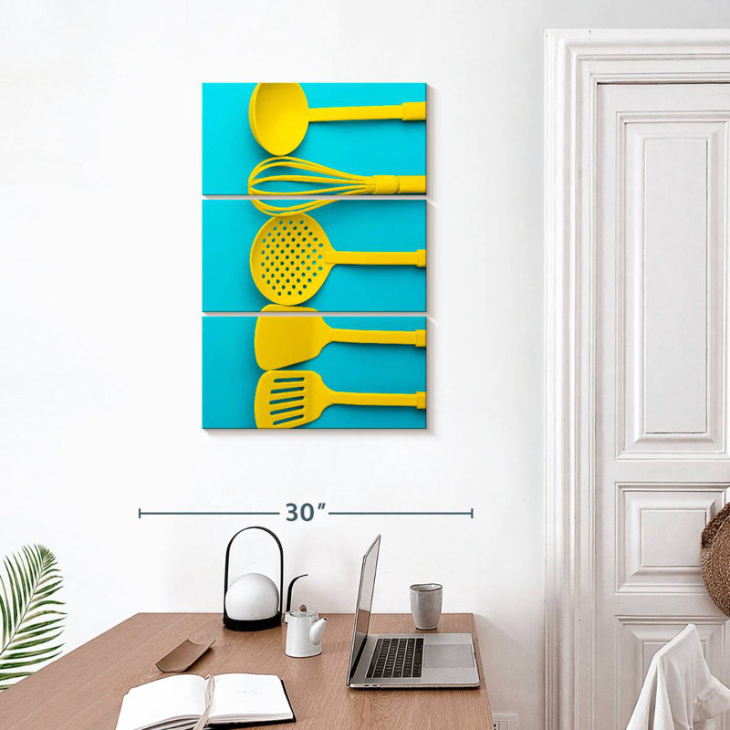 Senne Yellow Kitchen Tools, 32" H x 20" W