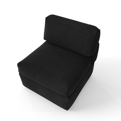 JOKO 34" Armless Modular Sofa Section – Straight Connector Unit For Custom Sectional Sofa Sets, Sold Individually