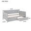 78" Twin Size Pine Wood Daybed With Two Storage Drawers-771703503