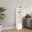 Petite armoire de rangement autoportante avec tablettes étroites-929164610-929164611