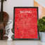Beijing City Map - No Frame Print-1197097661