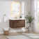 Cristo 36'' Wall Mounted Single Bathroom Vanity with Quartz Top