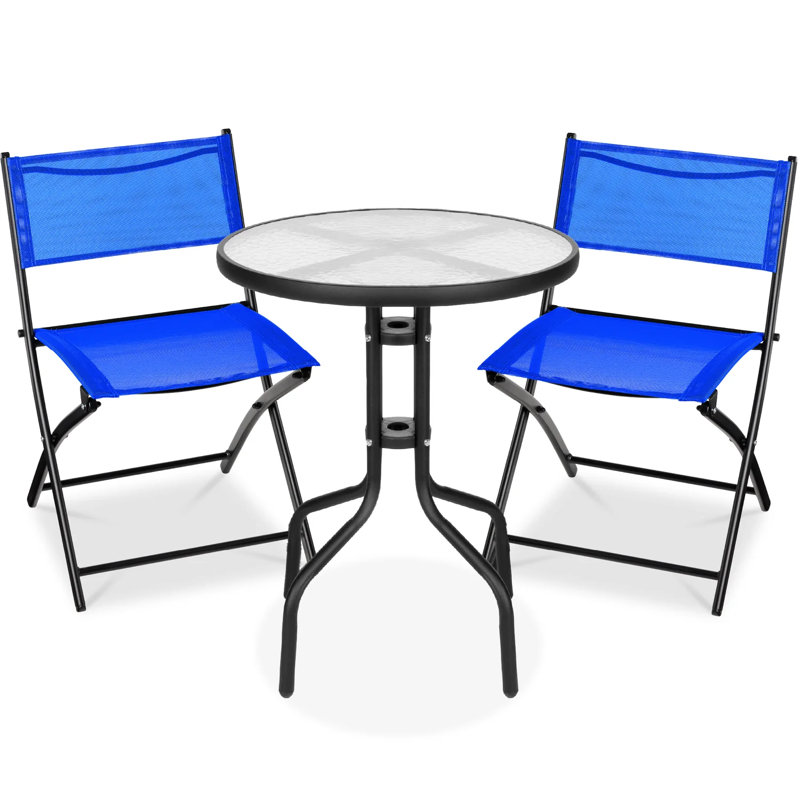 3-Piece Bistro Set, Resort Blue