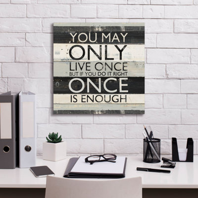 Toile épique «Zephyr Quote 1» par Mike Schick, graffiti épique, 18 po x 18 po