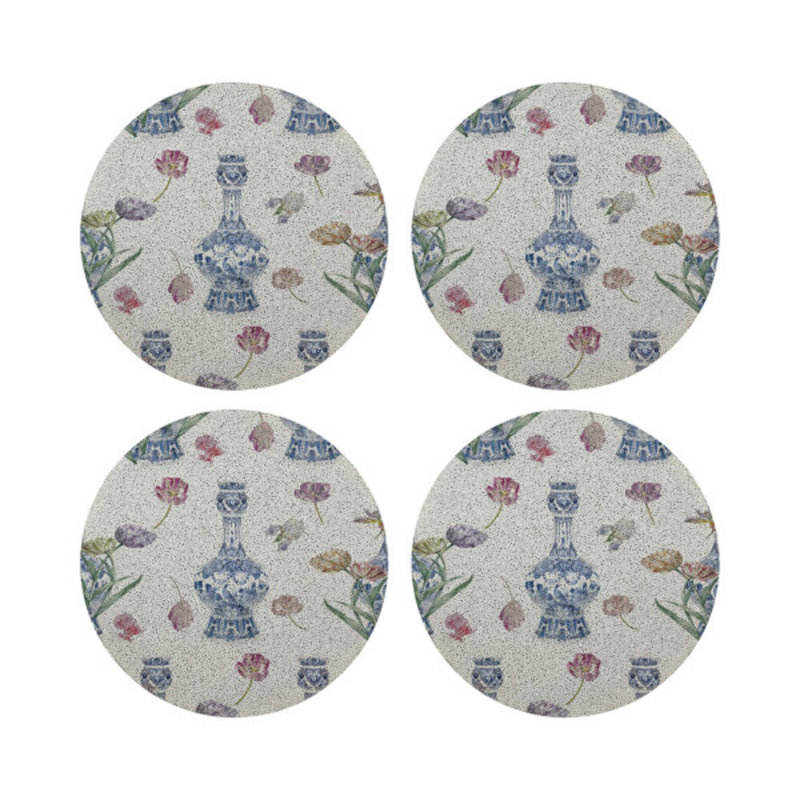 Glass Beads Round Beaded Placemats