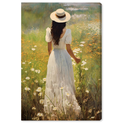 «Stroll Through Field Canvas Inspiring Women Protraits» par Art Remedy