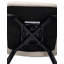 Fauteuil capitonné beige Bomer