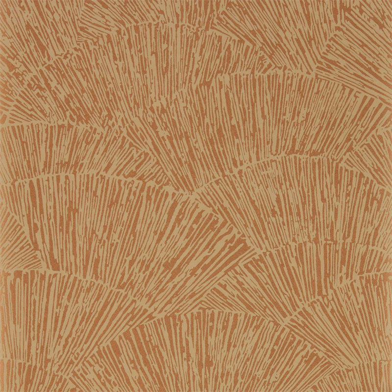 Tessen 10.05m x 52cm Wallpaper Roll, Copper