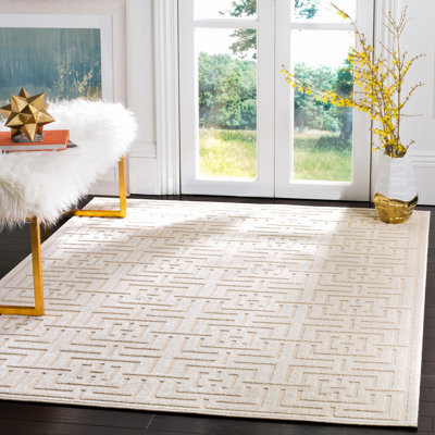 Tapis intérieur / extérieur à motif géométrique Cruz Cruz
