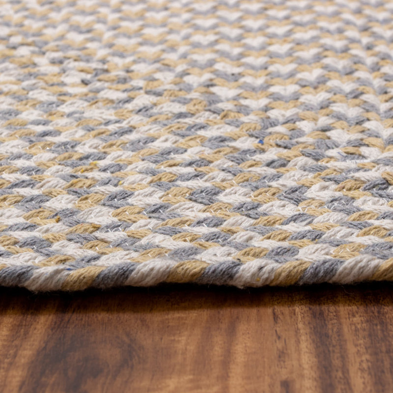 Tapis tressé à la main Tasley, Rectangle 2 pi x 3 pi