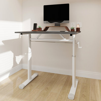 Adjustable Study Desk For Kids & Adults – Height-Adjustable, Multi-Purpose Home/Office Desk, Compact Design