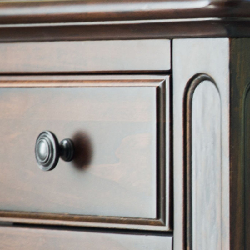 Console rétro en bois massif multifonctionnel