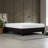 Dark Grey Upholstered Platform Bed Frame